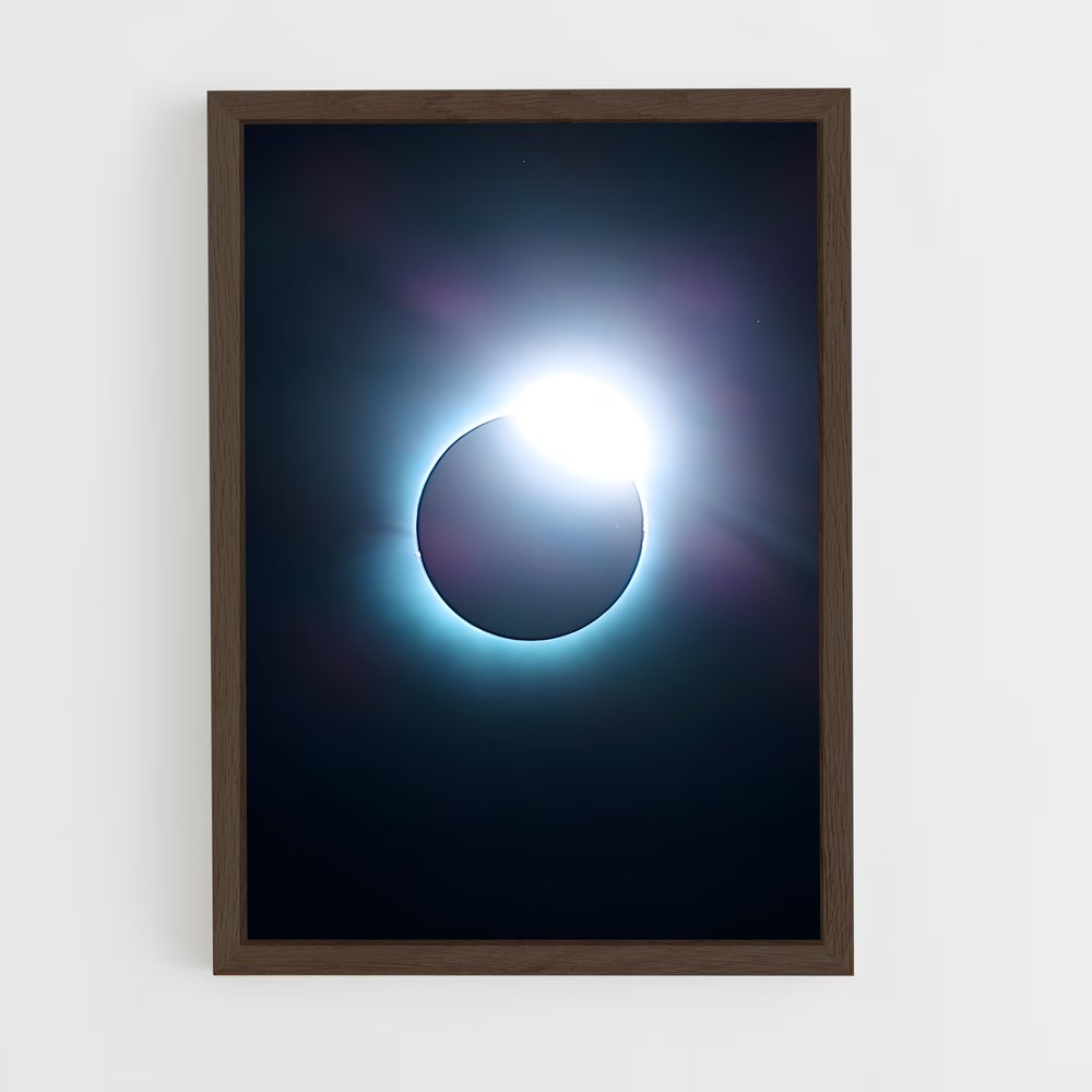 Poster Total éclipsé mystérieux – affiche Univers (vue 5)